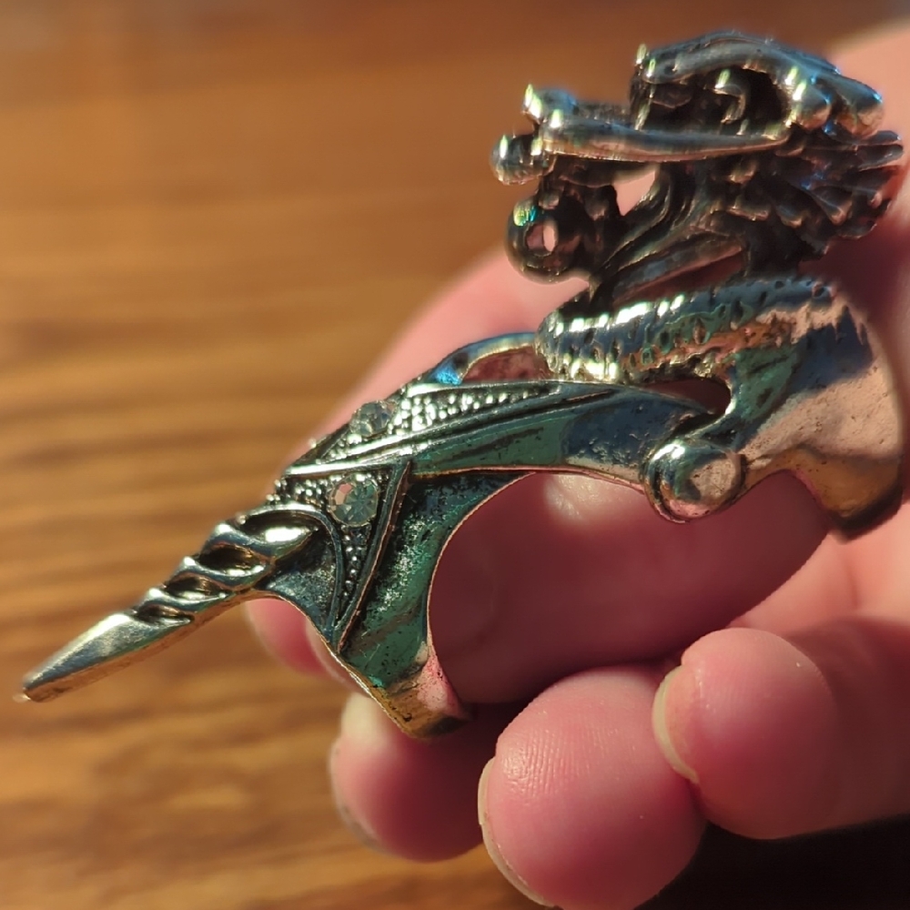 Silver Dragon Armor Ring